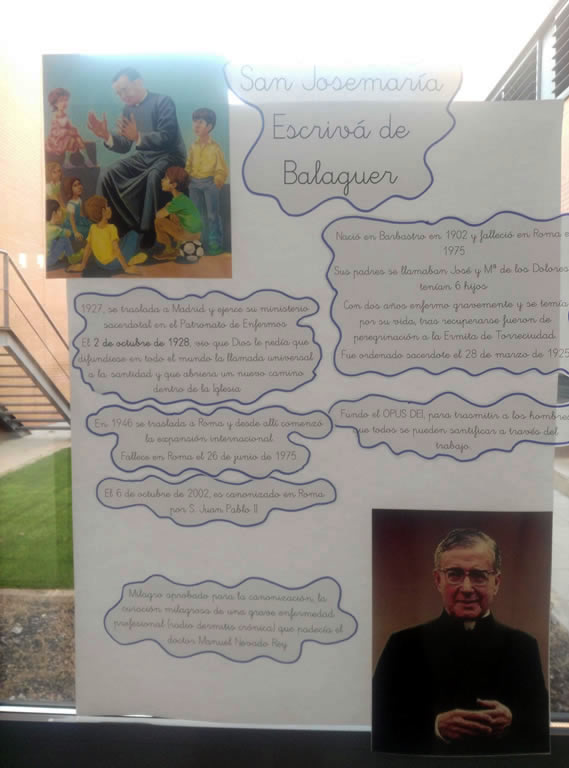 Las familias de Infantil conocen la vida de los santos